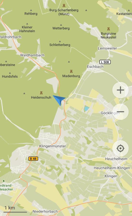 Ferienwohnung Suedliche Weinstrasse Zwischen Wald Und Reben Klingenmünster Екстериор снимка